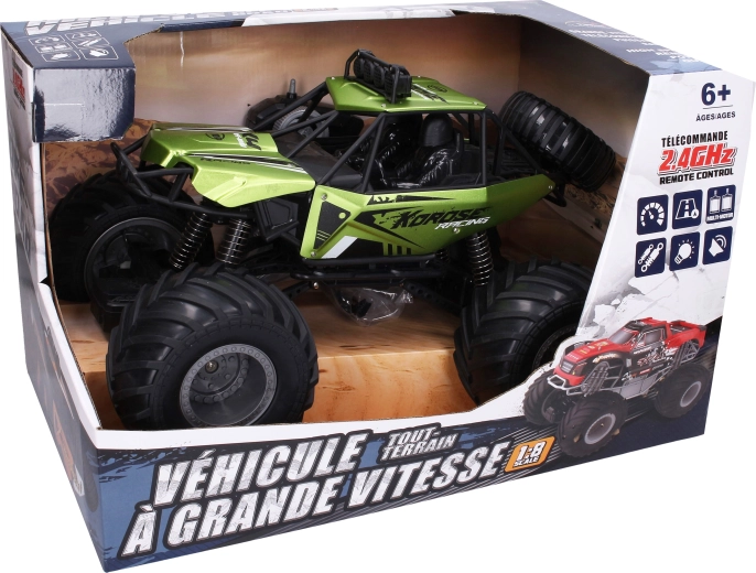 Korose metal-RC-buggy med fjernbetjening, 43,5 cm