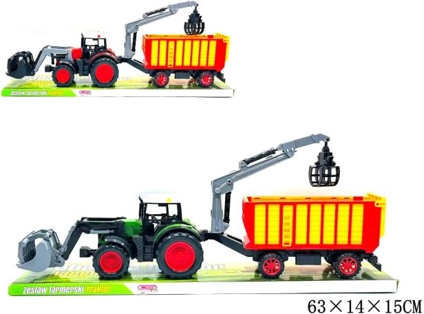 Traktor med trailer til børn