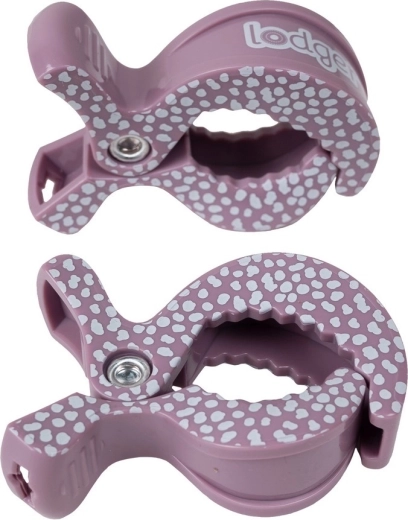Lodger svøbklips rose dot - 2 pakker