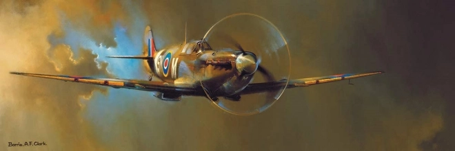 EUROGRAPHICS panoramapuslespil Spitfire – 1000 brikker