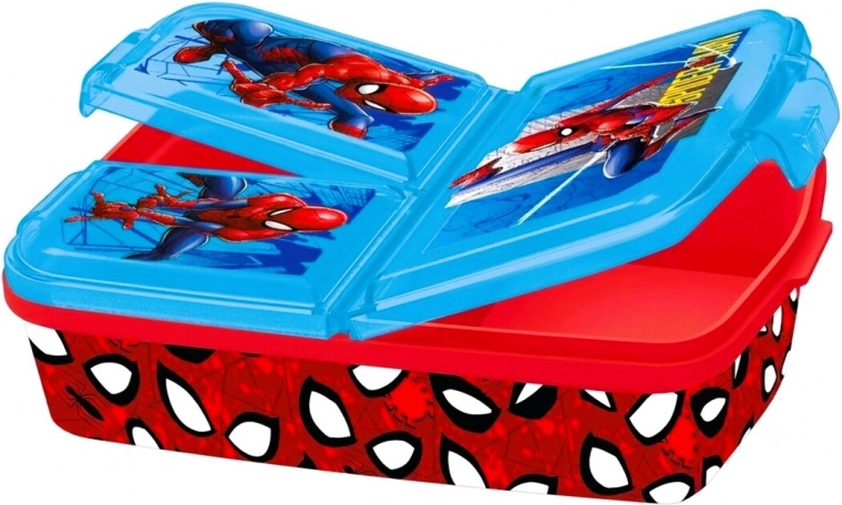 Flerkamret madkasse Spider-Man