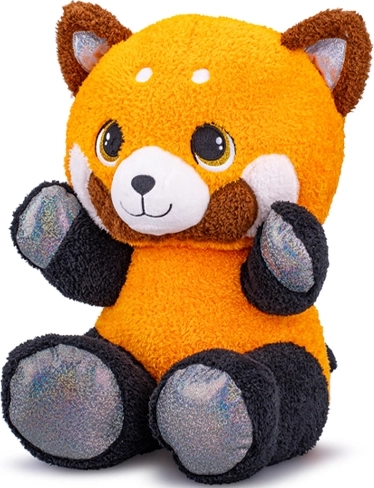 Plys siddende rød panda 16,5 cm
