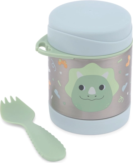 Skip Hop madtermokande med spork Besties Squad Dino