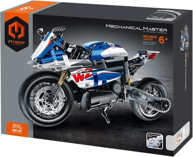 Byggesæt iM.Master mekanisk sportsmotorcykel 542 dele