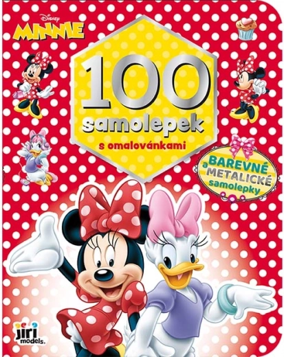 Minnie malebog med 100 klistermærker
