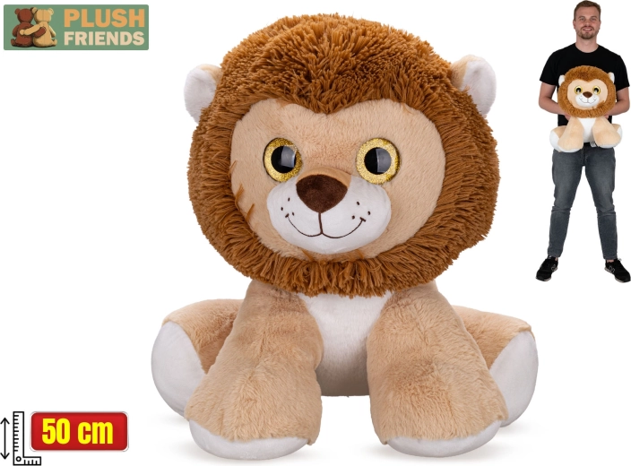 Plush Friends plysjløve 50 cm, siddende