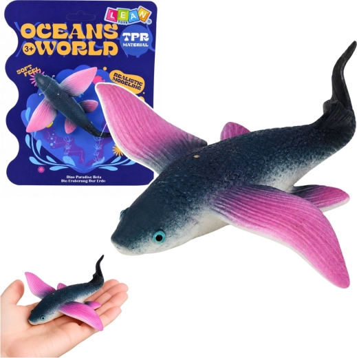 Oceans World gummifigur flyvefisk 12,5 cm