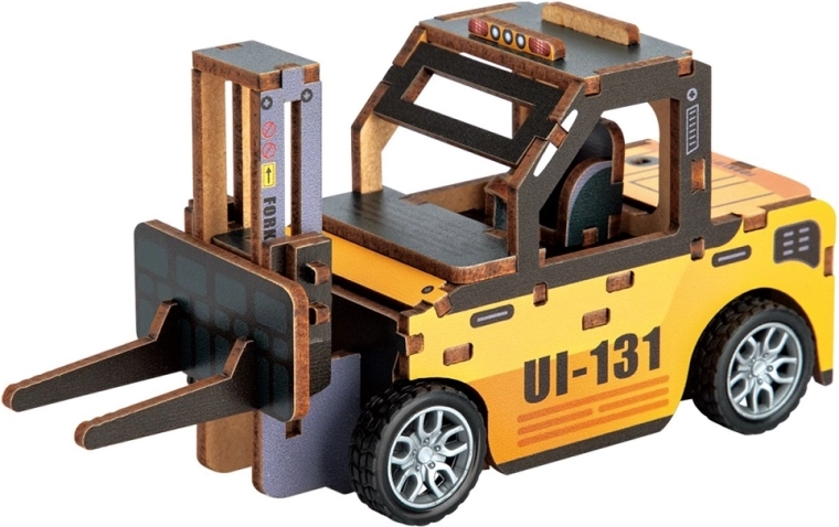 2Kids Toys 3D træsamlesæt – gaffeltruck