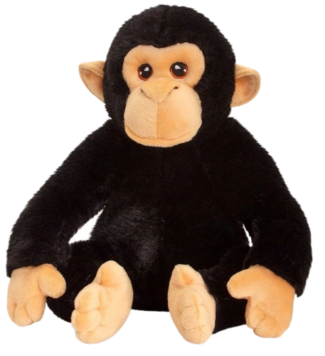 Keeleco plysbamse chimpanse 25 cm