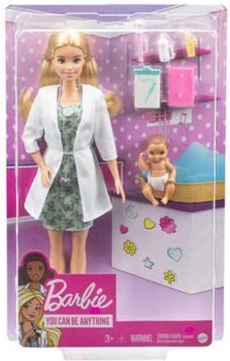 Barbie-dukke børnelæge med baby