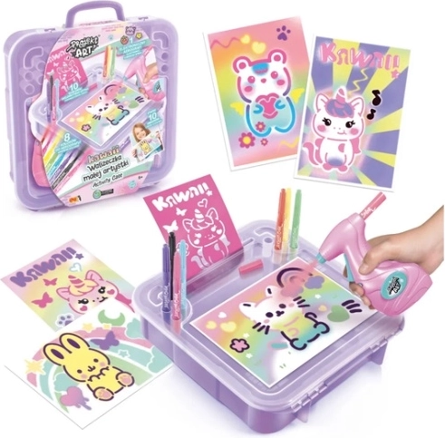 EPEE Projekt Art-kuffert lille kawaii-kunstner med elektronisk airbrush