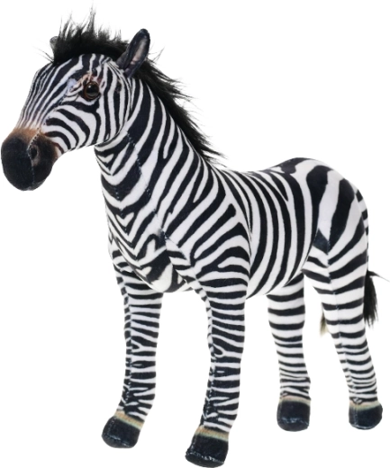 Plyssezebra 28 cm til babyer