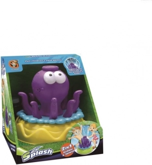 Havesprøjtende blæksprutte med boblemaskine