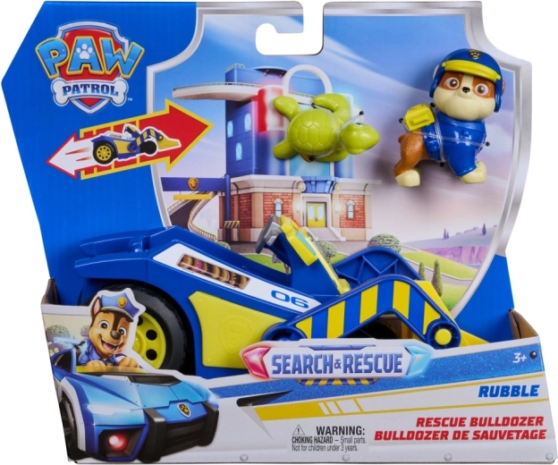 Paw Patrol redningskøretøj Rubble med bulldozer