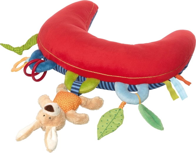 Sigikid mavepude med aktiviteter og rangle 37 cm