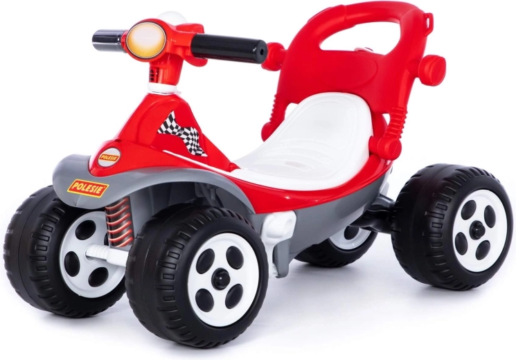 Børneløbecykel med fire hjul