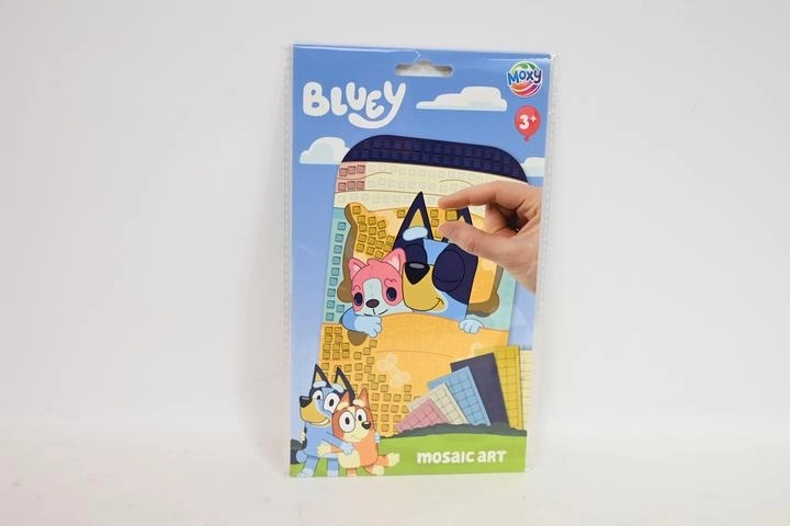 Bluey kreativ mosaik A5 med skumklistermærker