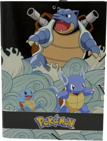 Pokémon A4-mappe med klap - Squirtle