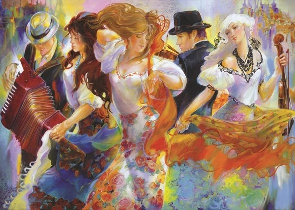 ANATOLIAN Puslespil Regnbueby 3000 brikker