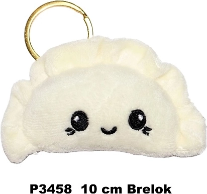 Nøglering pieróg creme 10 cm
