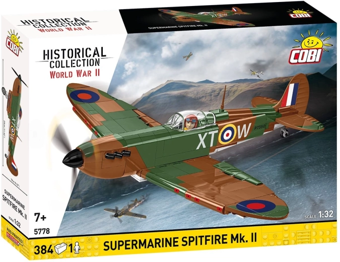 Cobi Supermarine Spitfire Mk.II byggesæt i skala 1:32