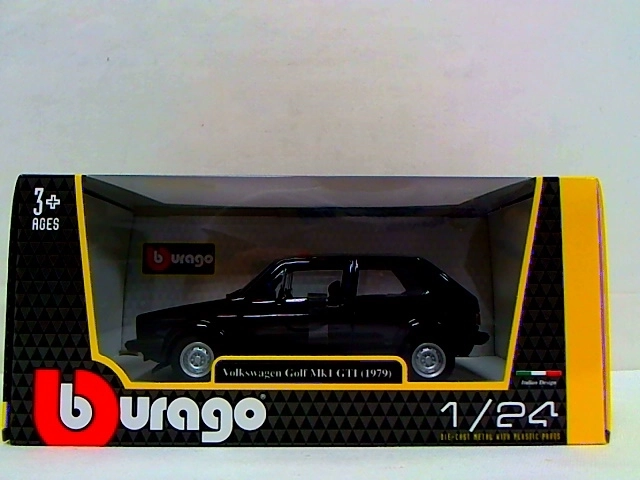 Bburago 1:24 Volkswagen Golf MK1 GTI sort 18-21089