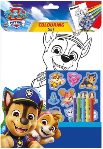 Malebogssæt Paw Patrol