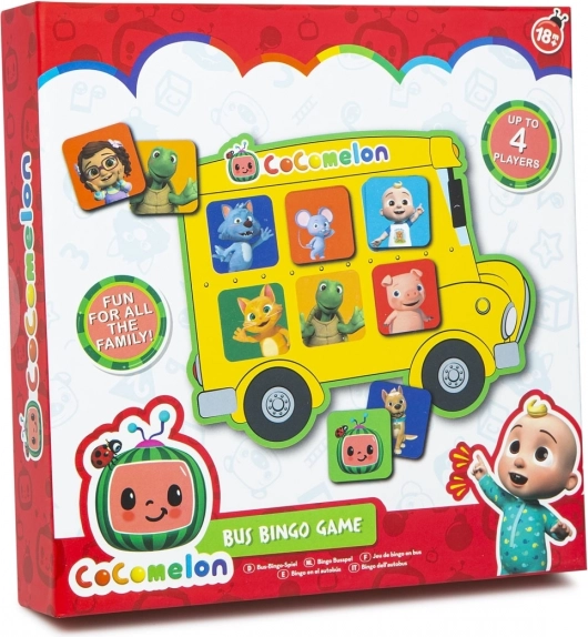 Cocomelon bus-bingo spil