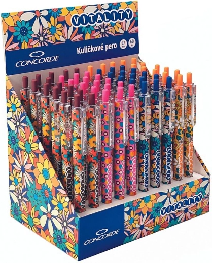 Kuglepen Concorde Vitality, mix af farver