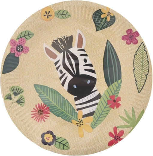 Papirtallerkener Jungle 28 cm (10 stk.)
