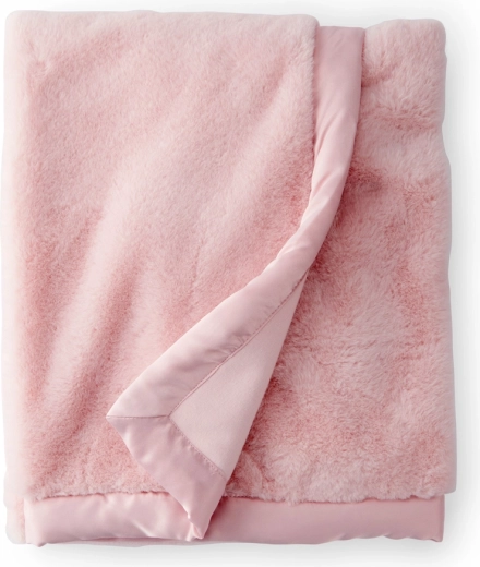 Carter's børne-tolags tæppe i kunstpels Pink 80 × 110 cm