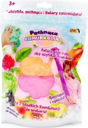 Plastisk duftende skyklat 1 pakke, serie 4, Farvemix (2x30g) Lyserød+orange (fersken)