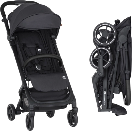 Petite&Mars sportklapvogn Fly perfect black