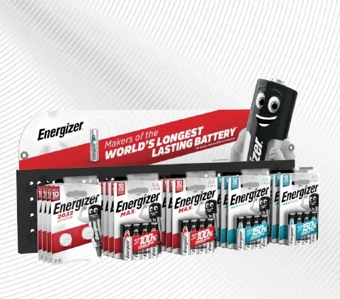 Energizer vandret stander med magnetisk holder 5×1