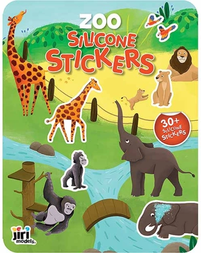 Leg med silikoneklistermærker – Zoo