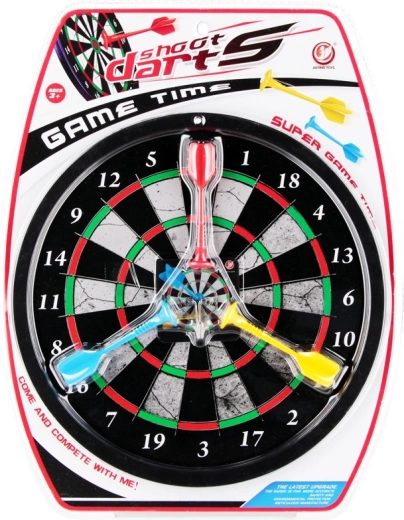 Magnetisk dartskive med pile