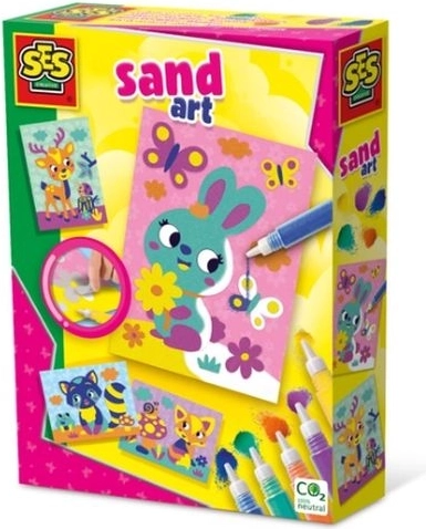 SES Creative farvet sand – skovdyr