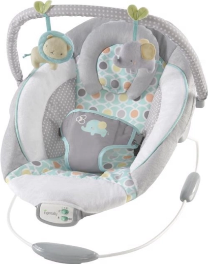 Ingenuity vibrerende babybouncer med melodier Morrison, 0 m+ op til 9 kg
