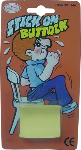 Fastklistret numse – spøgefugl-tilbehør til sjov med venner