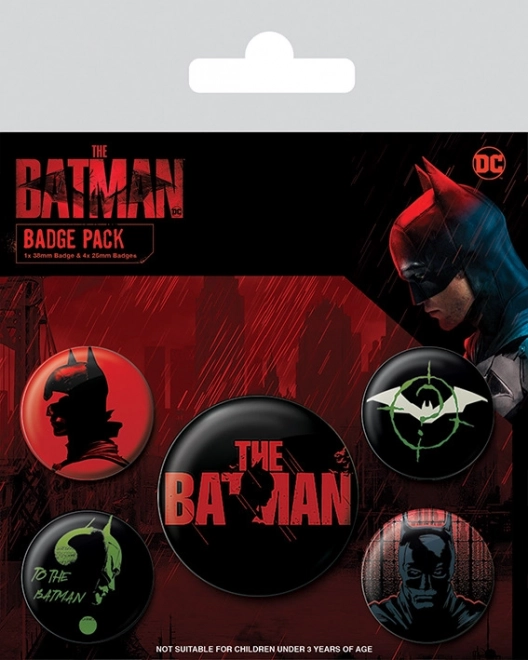 Sæt med BATMAN-badges (5 stk.)