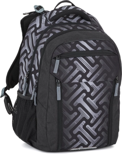 Bagmaster Porto grå skoletaske