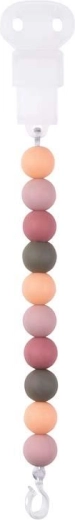 Nattou silikone sutteklips Peach uden BPA