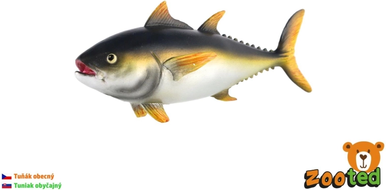 Plastfigur af almindelig tun 12 cm