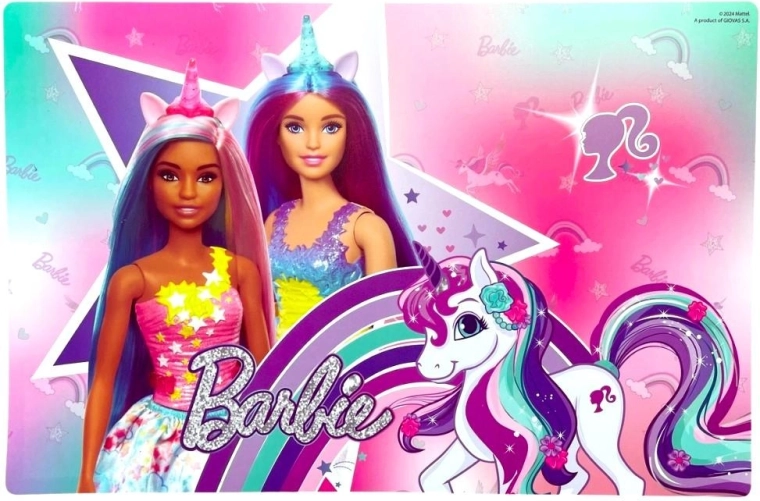 Bordunderlag Barbie Unicorn
