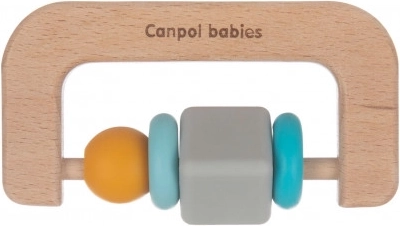 Træ-silikone bidering CANPOL babies