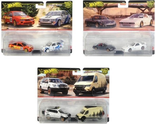 Hot Wheels Premium sæt med 2 metalbiler