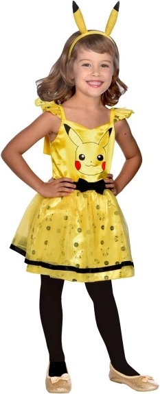 Børnekostume Pikachu kjole