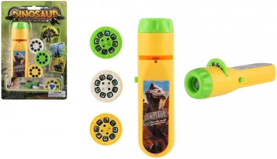 Børneprojektor dinosaurer 13 cm med lysprojektion