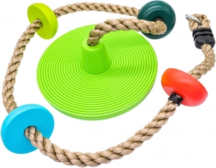 Reb med farvede knuder og sæde - grøn