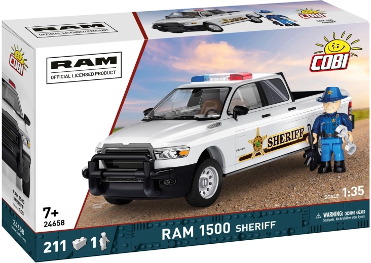 Cobi RAM 1500 Sheriff-byggesæt i målestok 1:35 (211 dele) - 1 stk.